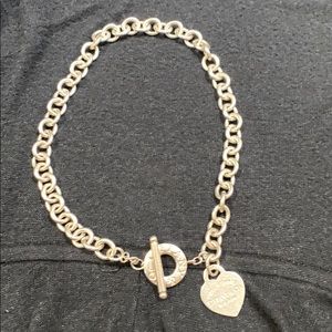 Tiffany & Company silver toggle necklace